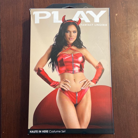 NWT Play fantasy lingerie sexy devil costume set - Picture 1 of 6